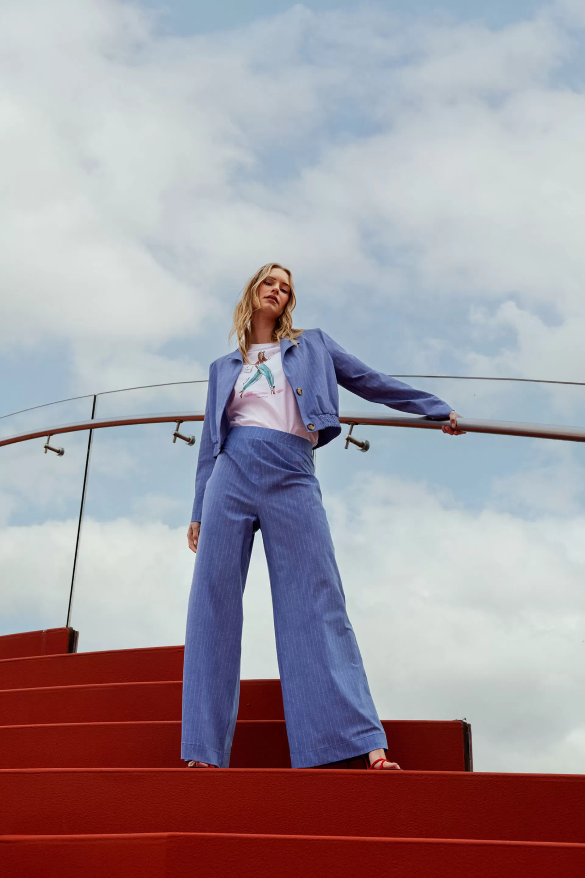 Studio Anneloes Broeken<Nanet pinstripe trousers -