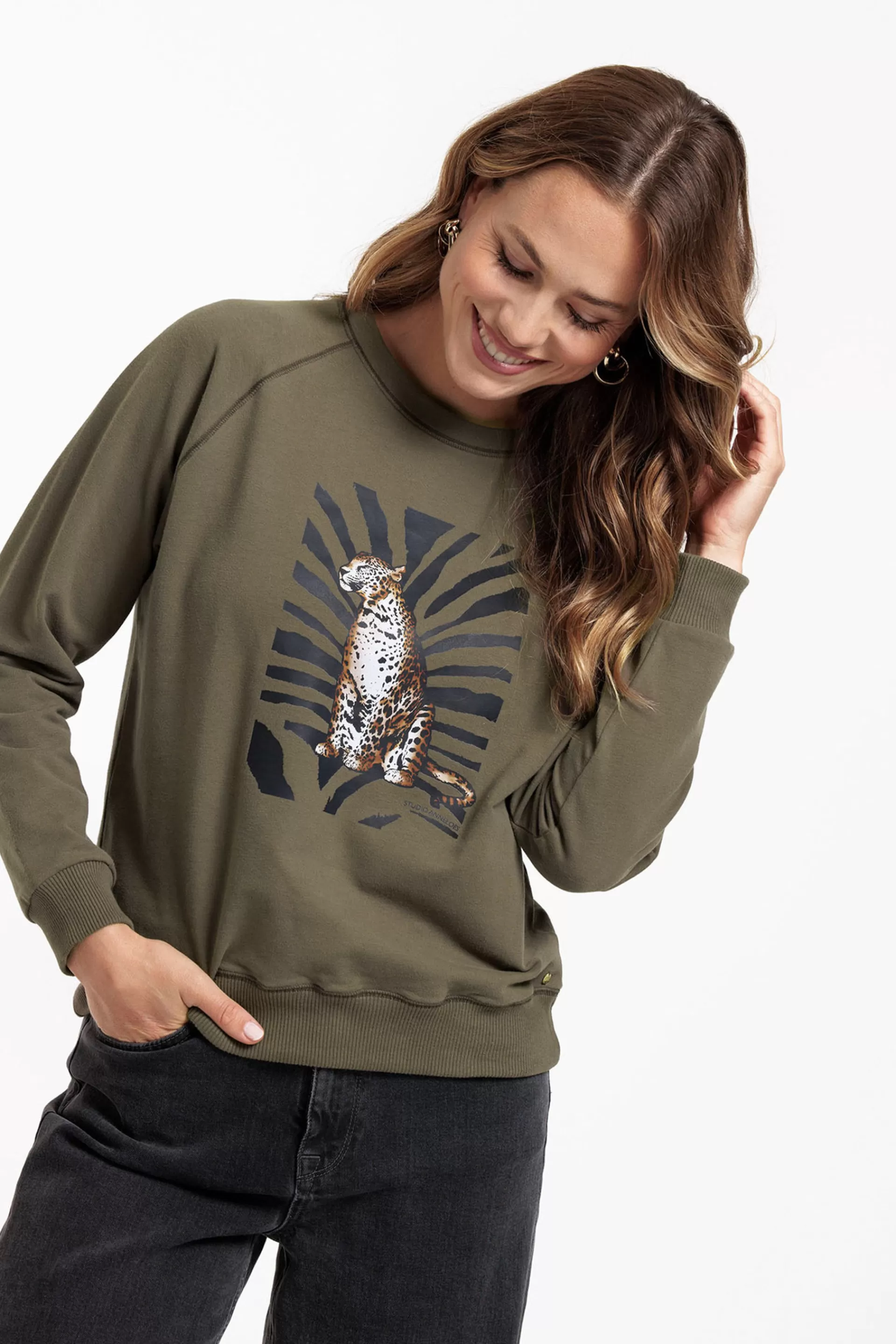 Studio Anneloes Truien & Vesten<Nine tiger sweater -