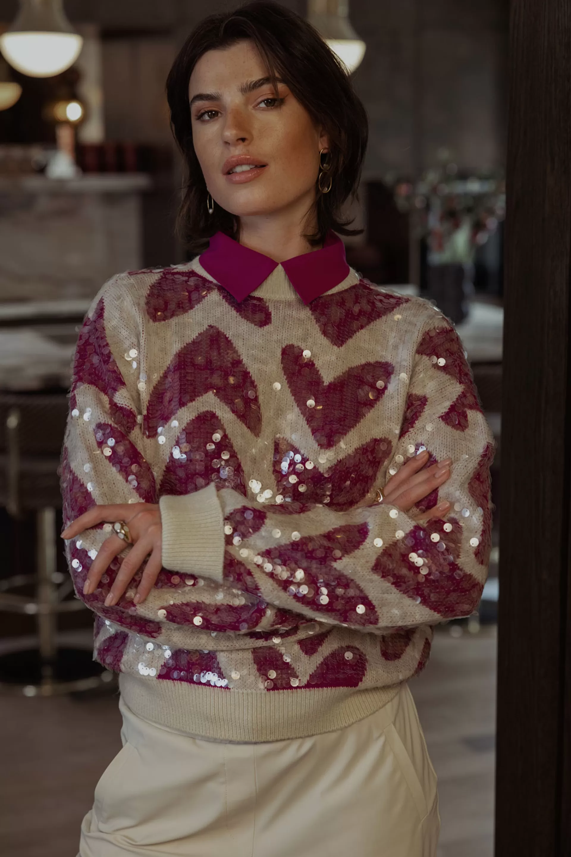 Studio Anneloes Truien & Vesten | Shirts & Tops<Noah Heart pullover -