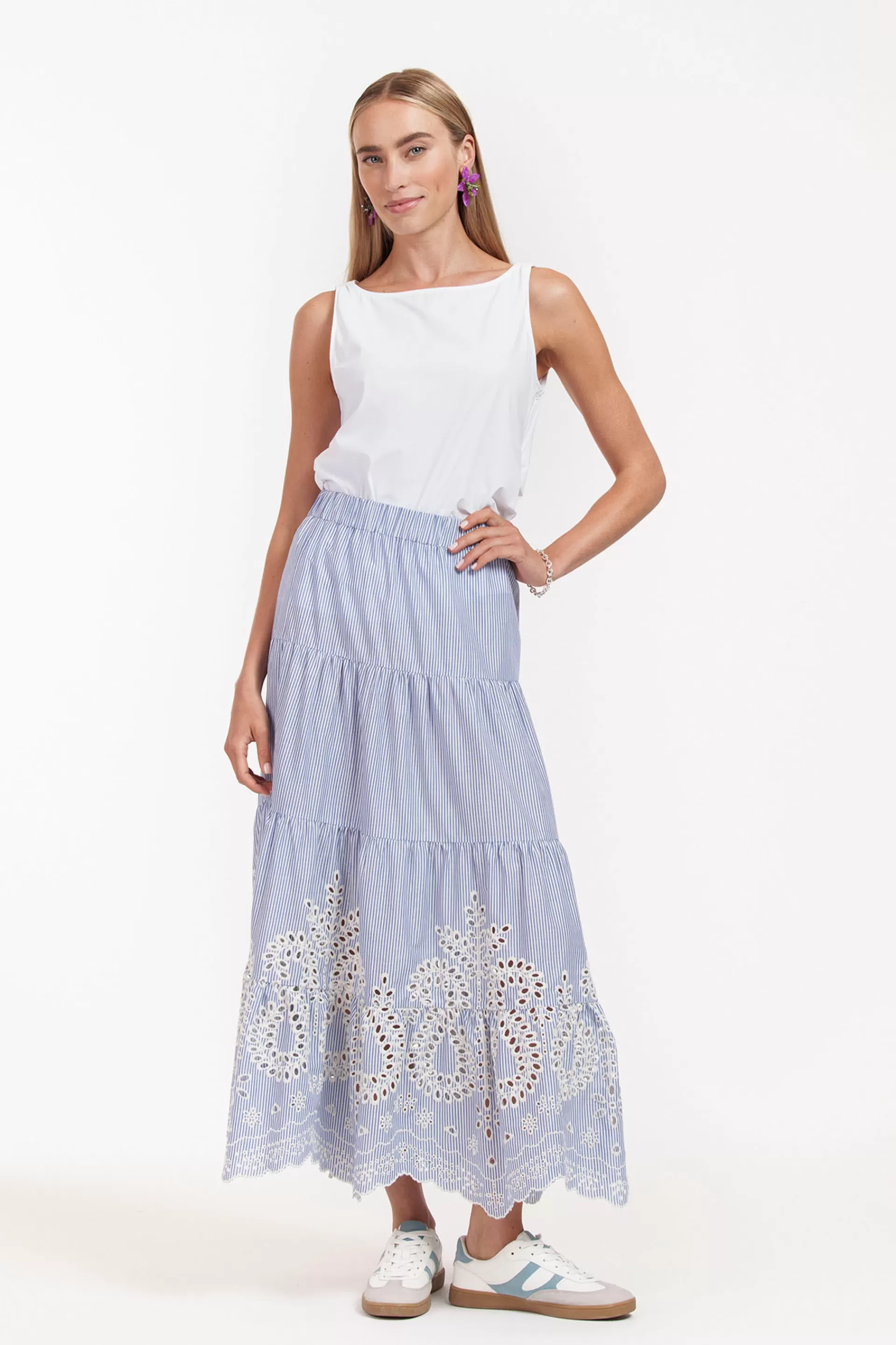 Studio Anneloes Jurken & Rokken<Nola embroidery skirt -