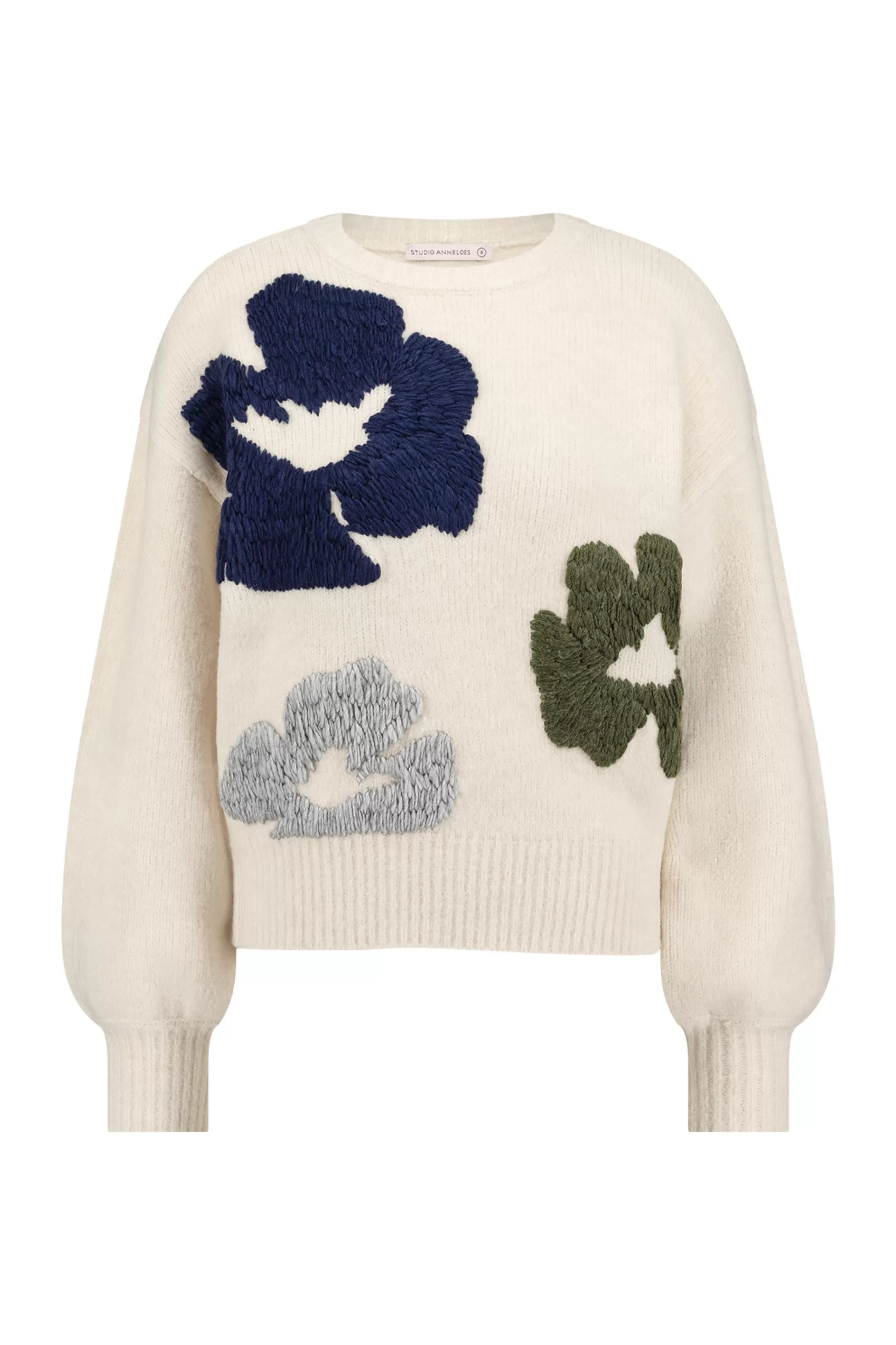 Studio Anneloes Truien & Vesten | Shirts & Tops<Nour flower pullover -