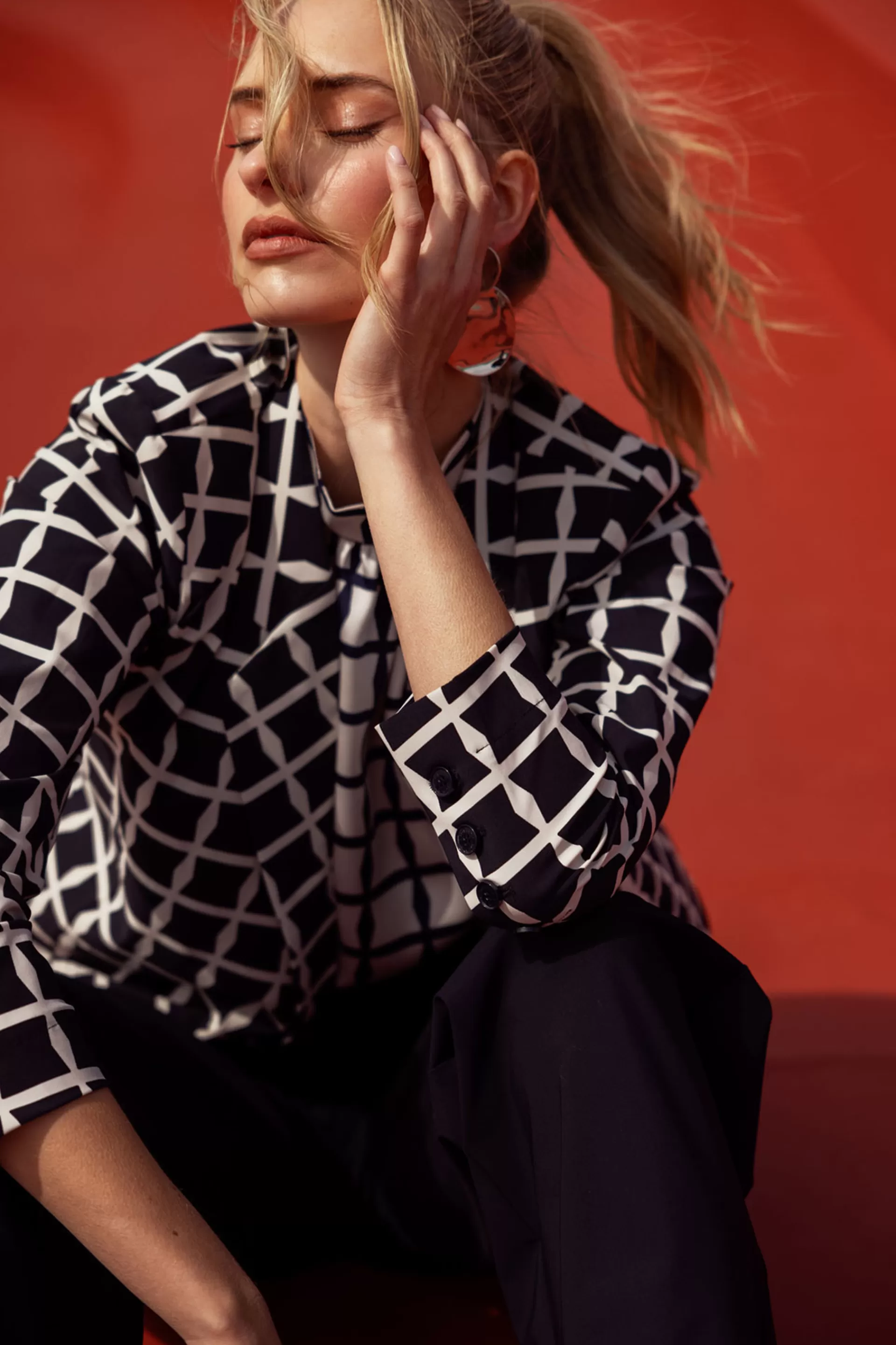 Studio Anneloes Blazers & Jasjes<Ocean squares blazer -