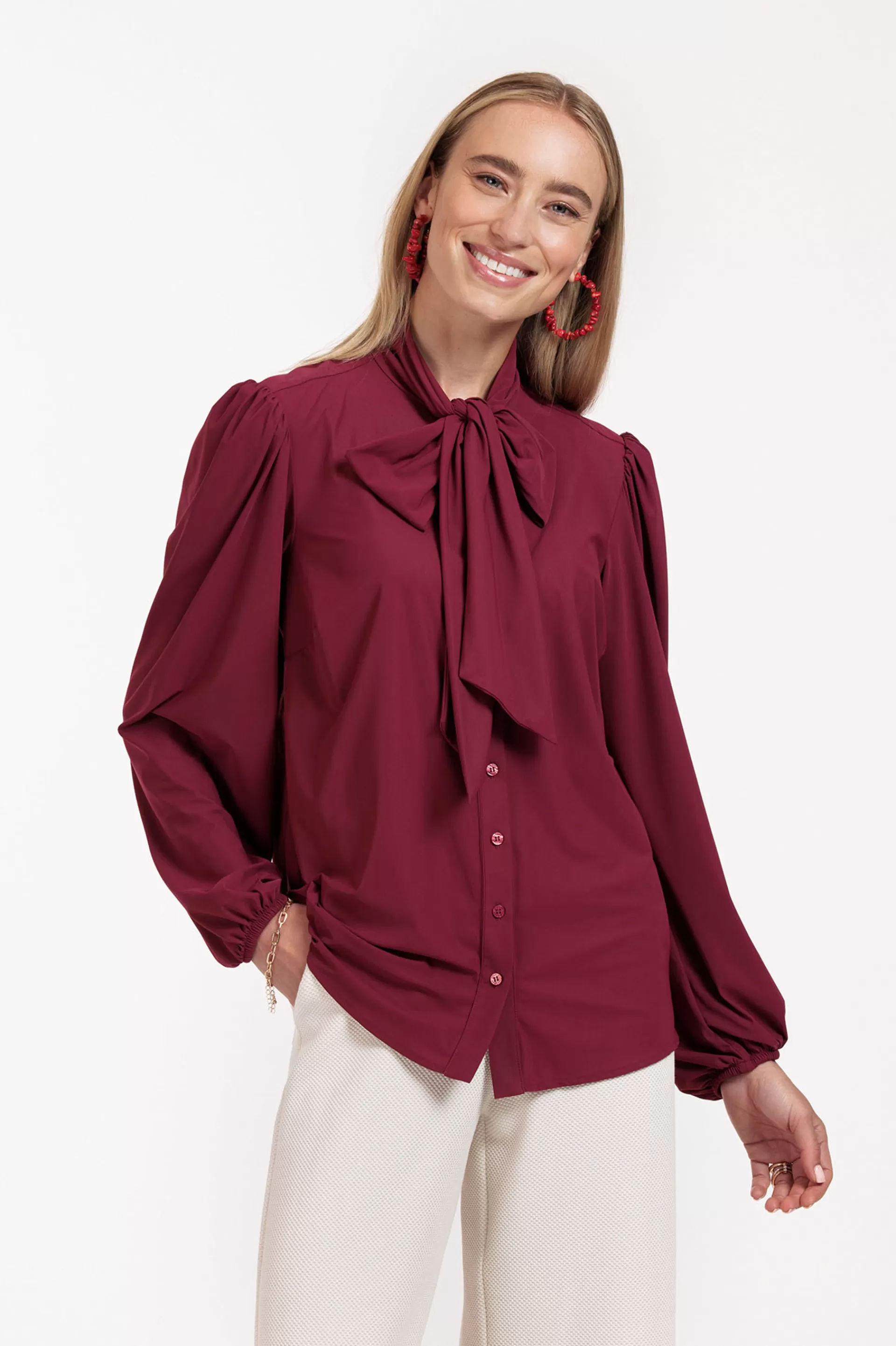 Studio Anneloes Blouses<Poppy bow blouse -