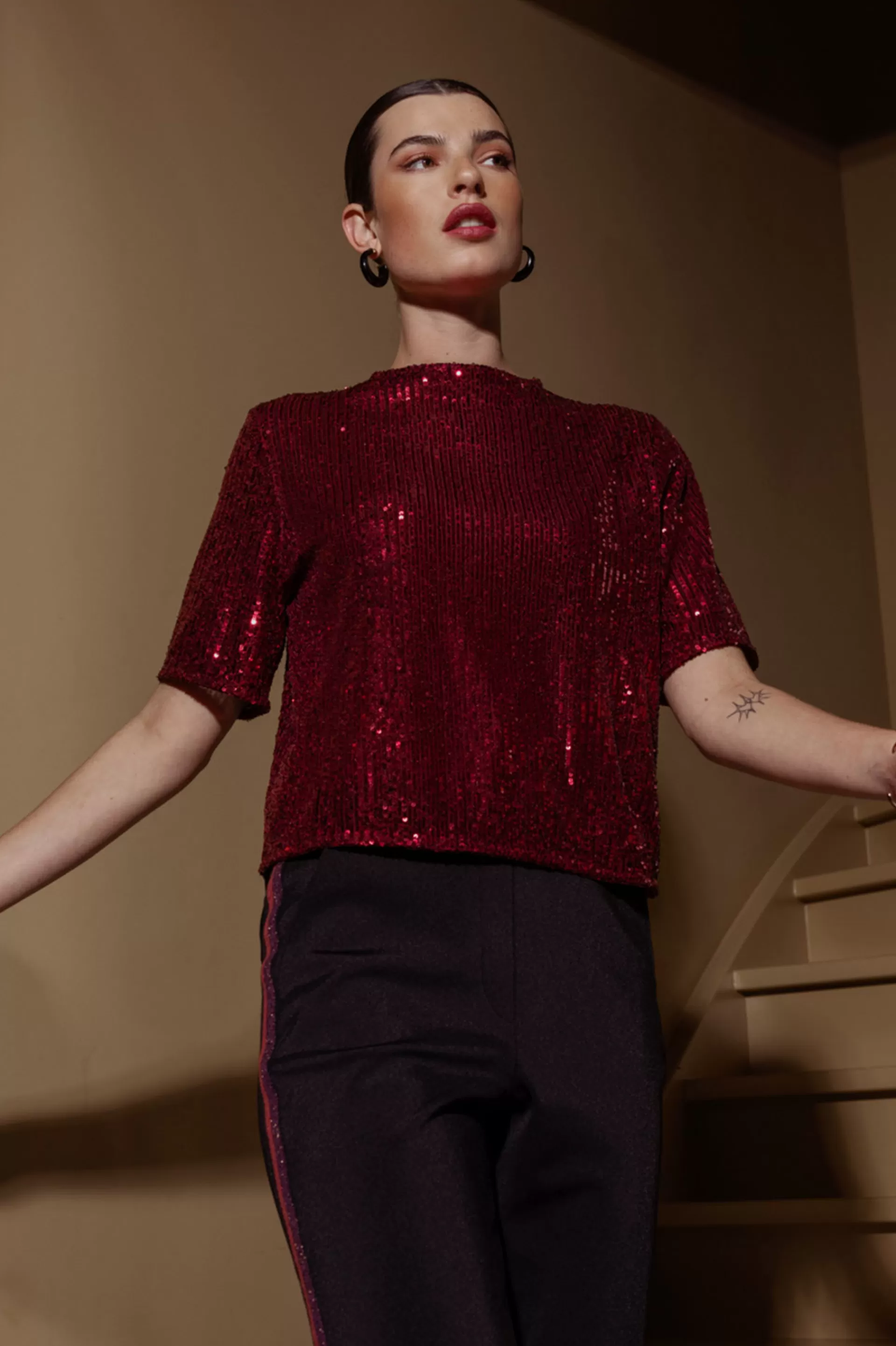 Studio Anneloes Shirts & Tops<Princess sequins top -