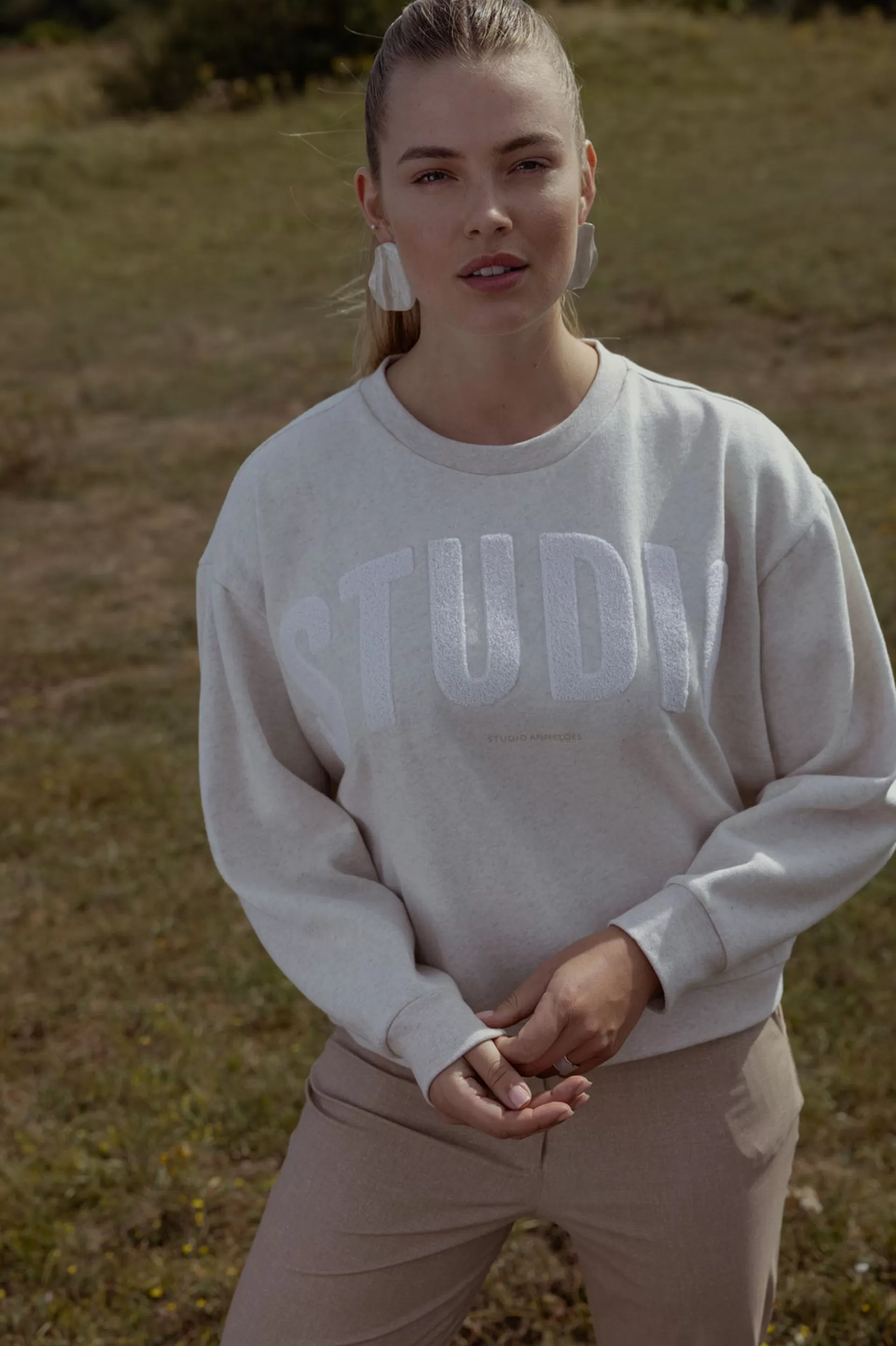 Studio Anneloes Truien & Vesten<Puck teddy sweater -