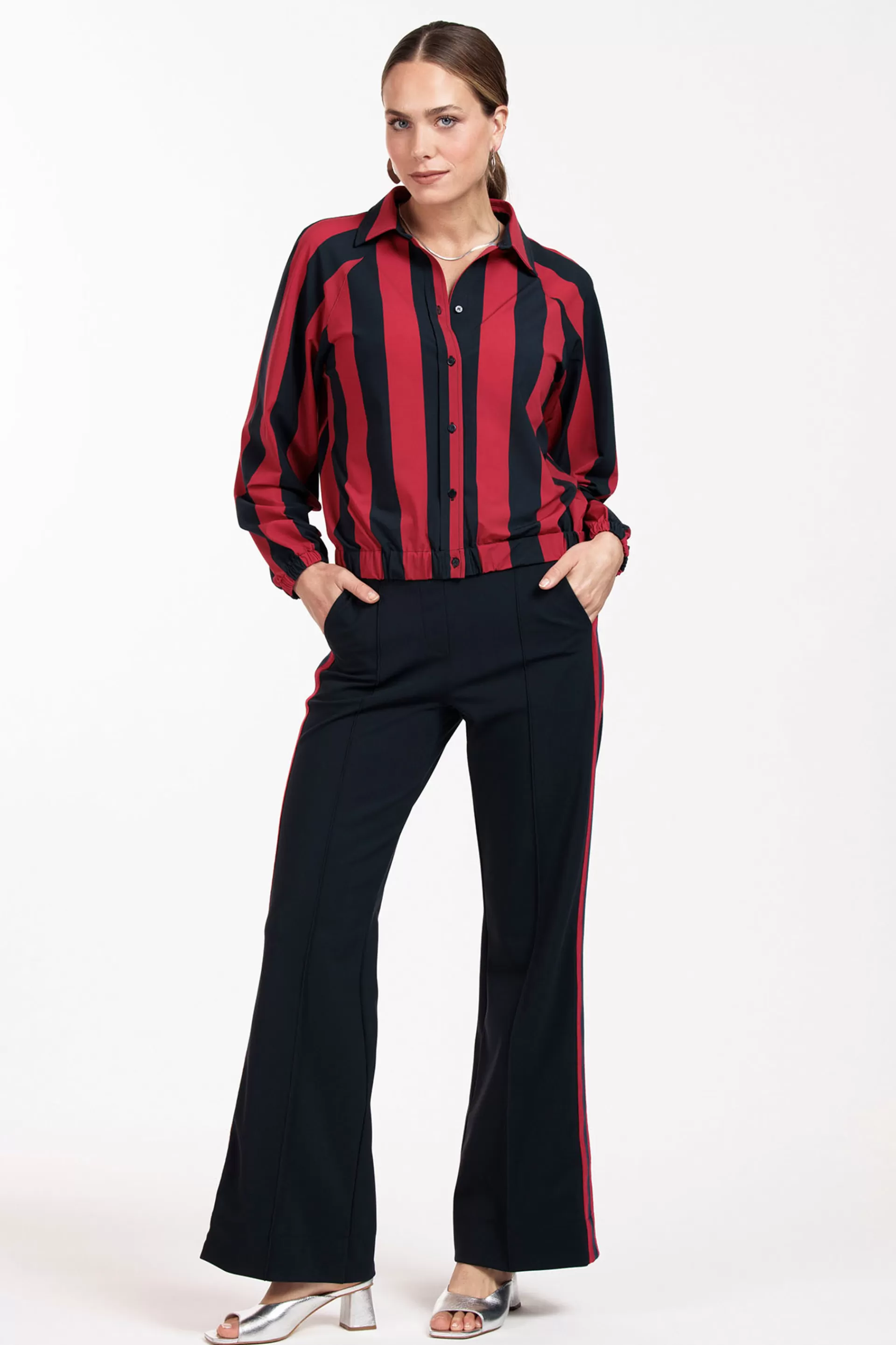 Studio Anneloes Broeken<Remi bnd contrast trousers -