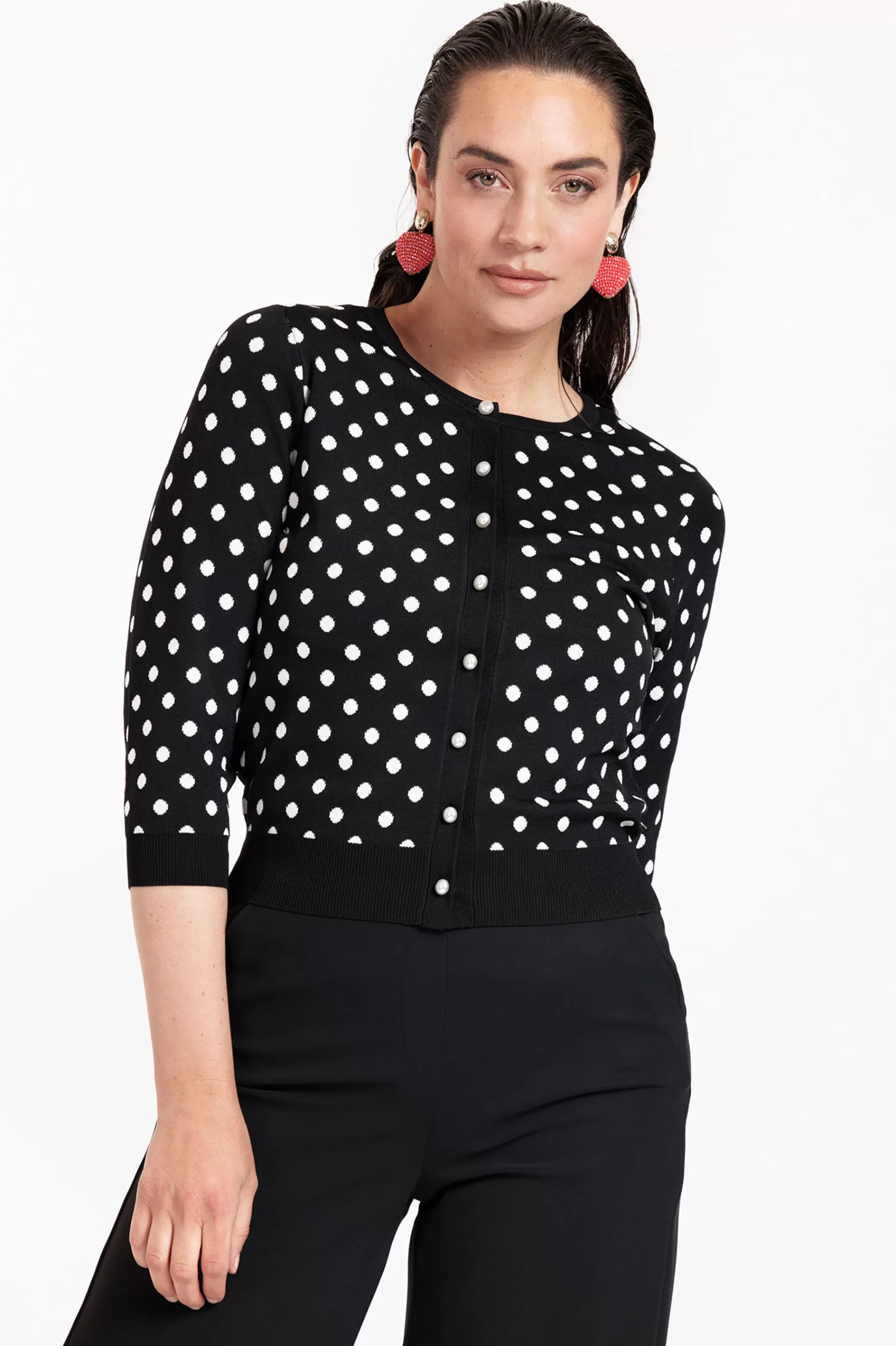 Studio Anneloes Truien & Vesten<Renate dot cardigan -