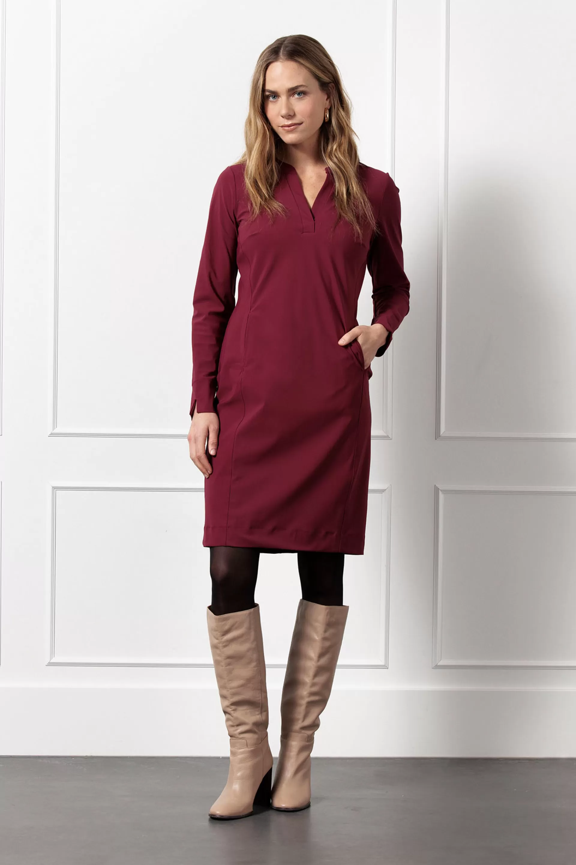 Studio Anneloes Jurken & Rokken<Simplicity long sleeve dress -