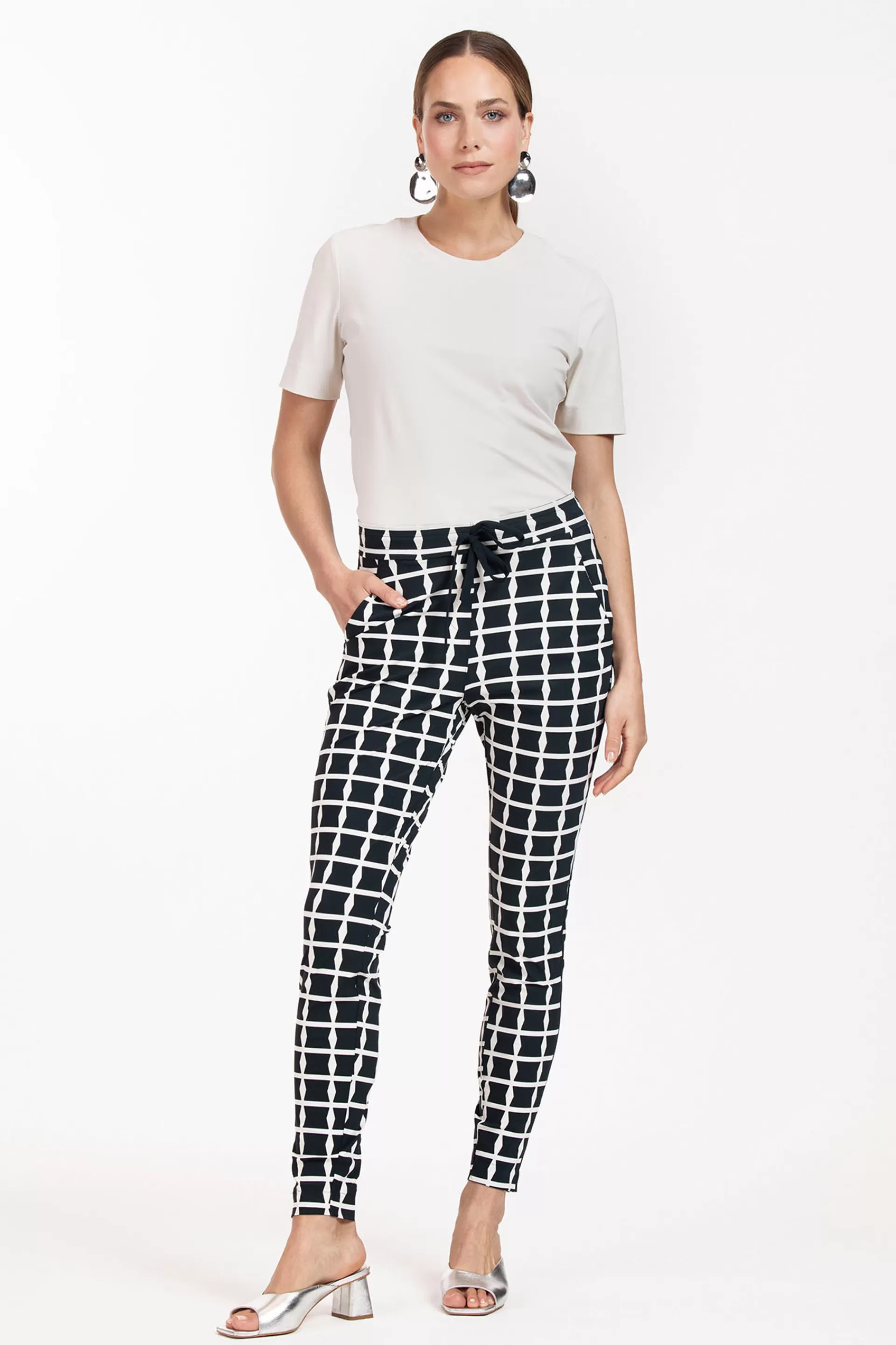 Studio Anneloes Broeken<Stairdown squares trousers -
