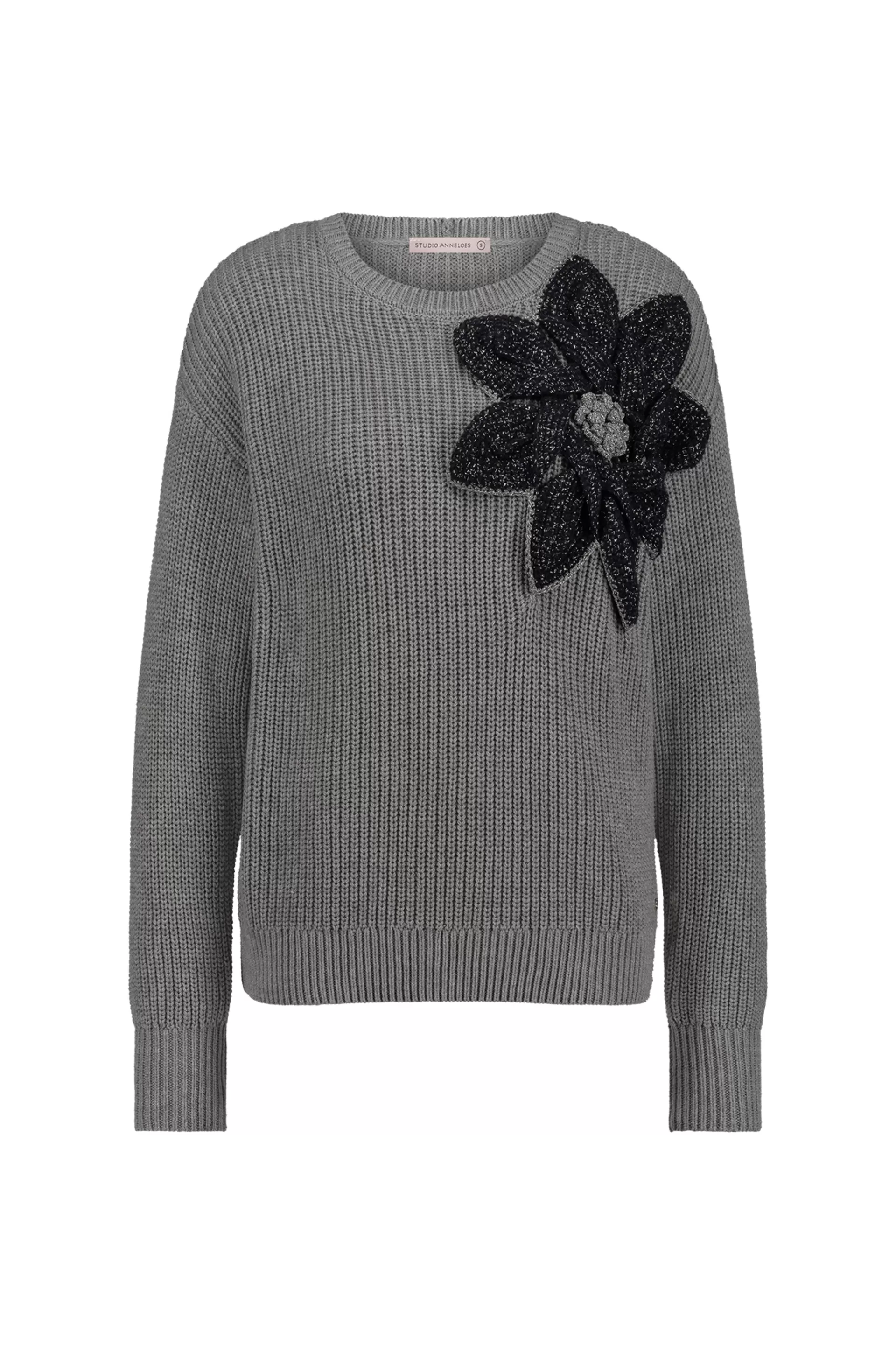 Studio Anneloes Truien & Vesten | Shirts & Tops<Valerie chunky flower pullover -