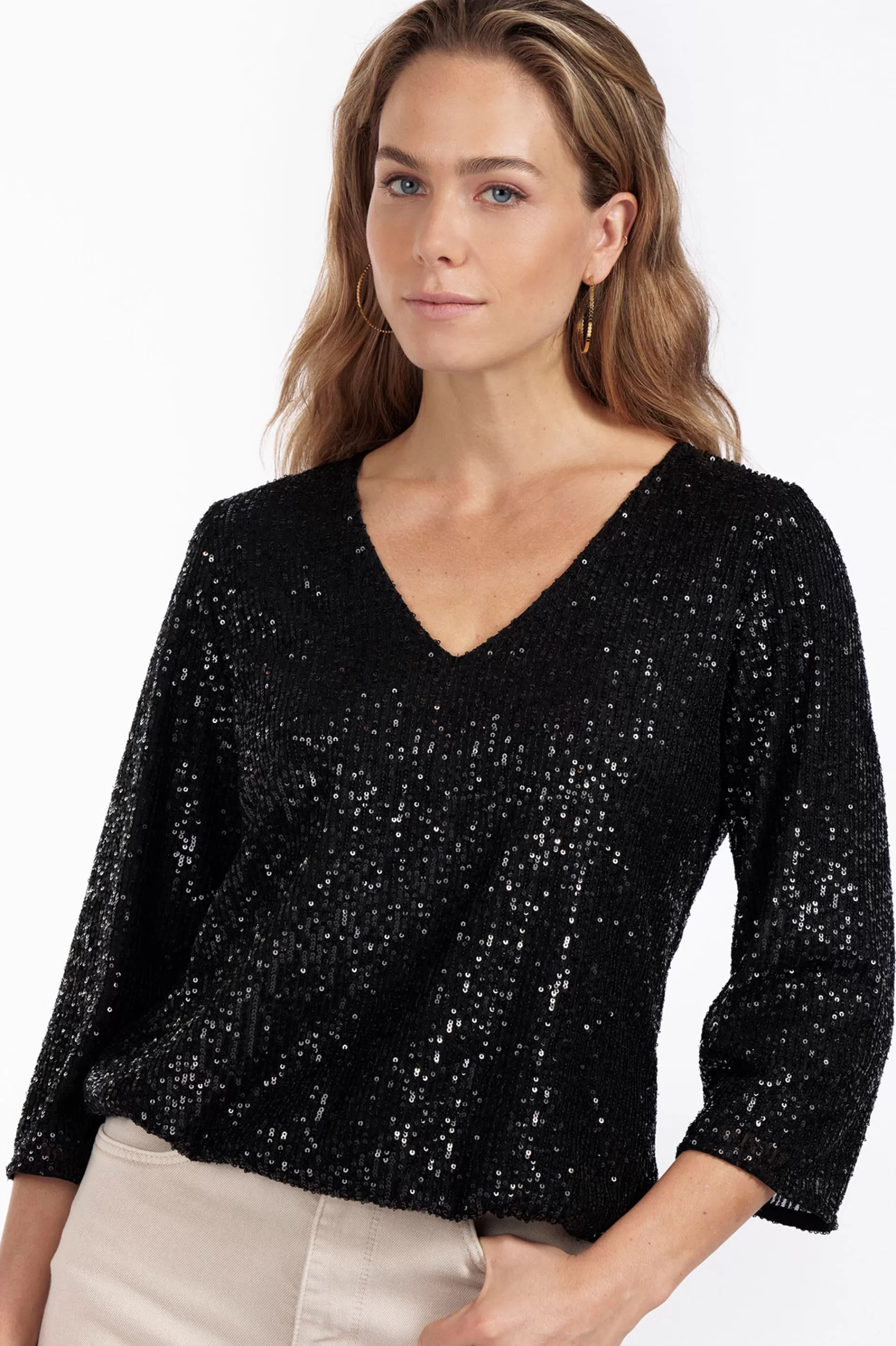 Studio Anneloes Shirts & Tops<Victoria sequins top -