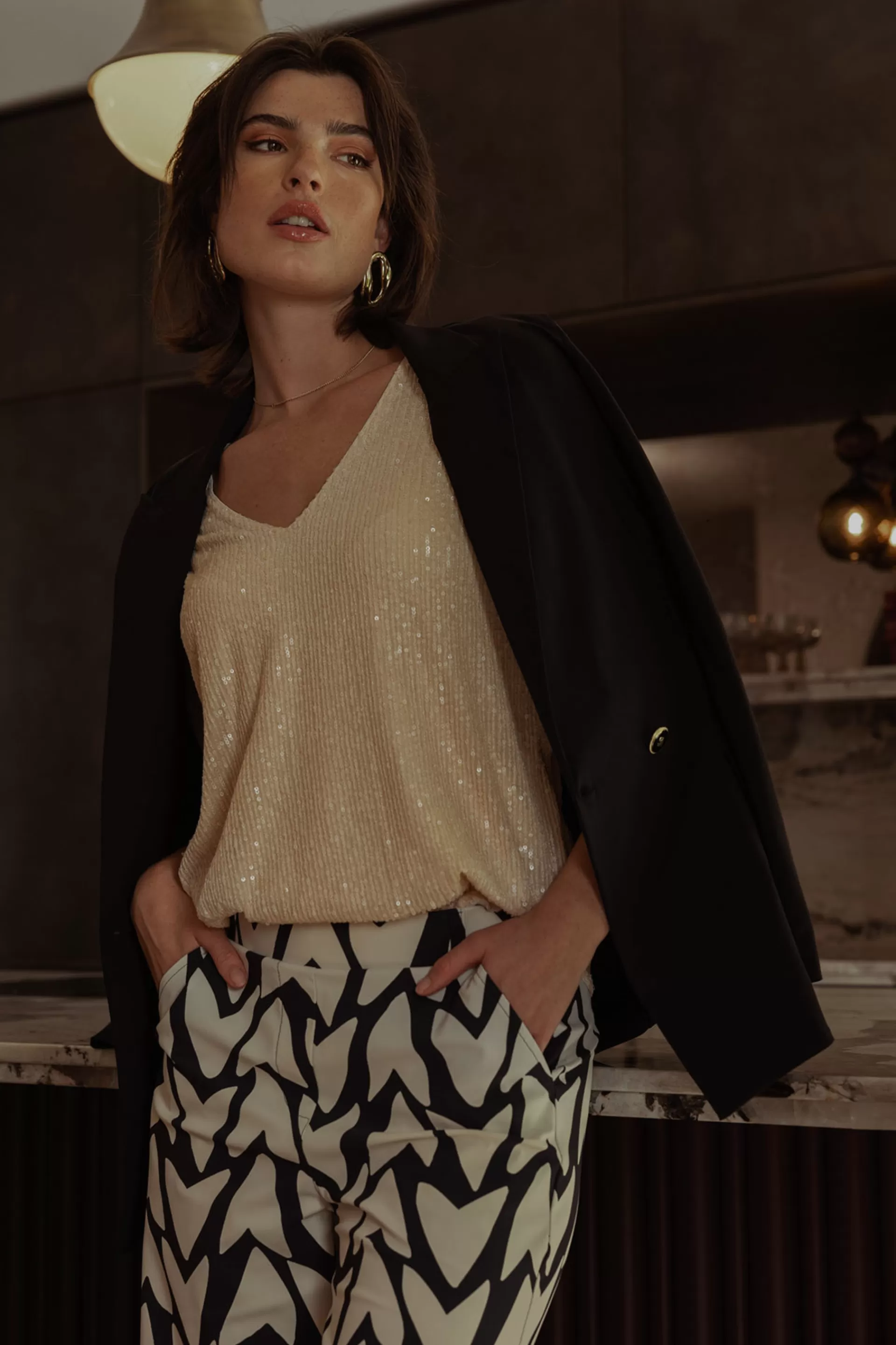 Studio Anneloes Shirts & Tops<Victoria sequins top -