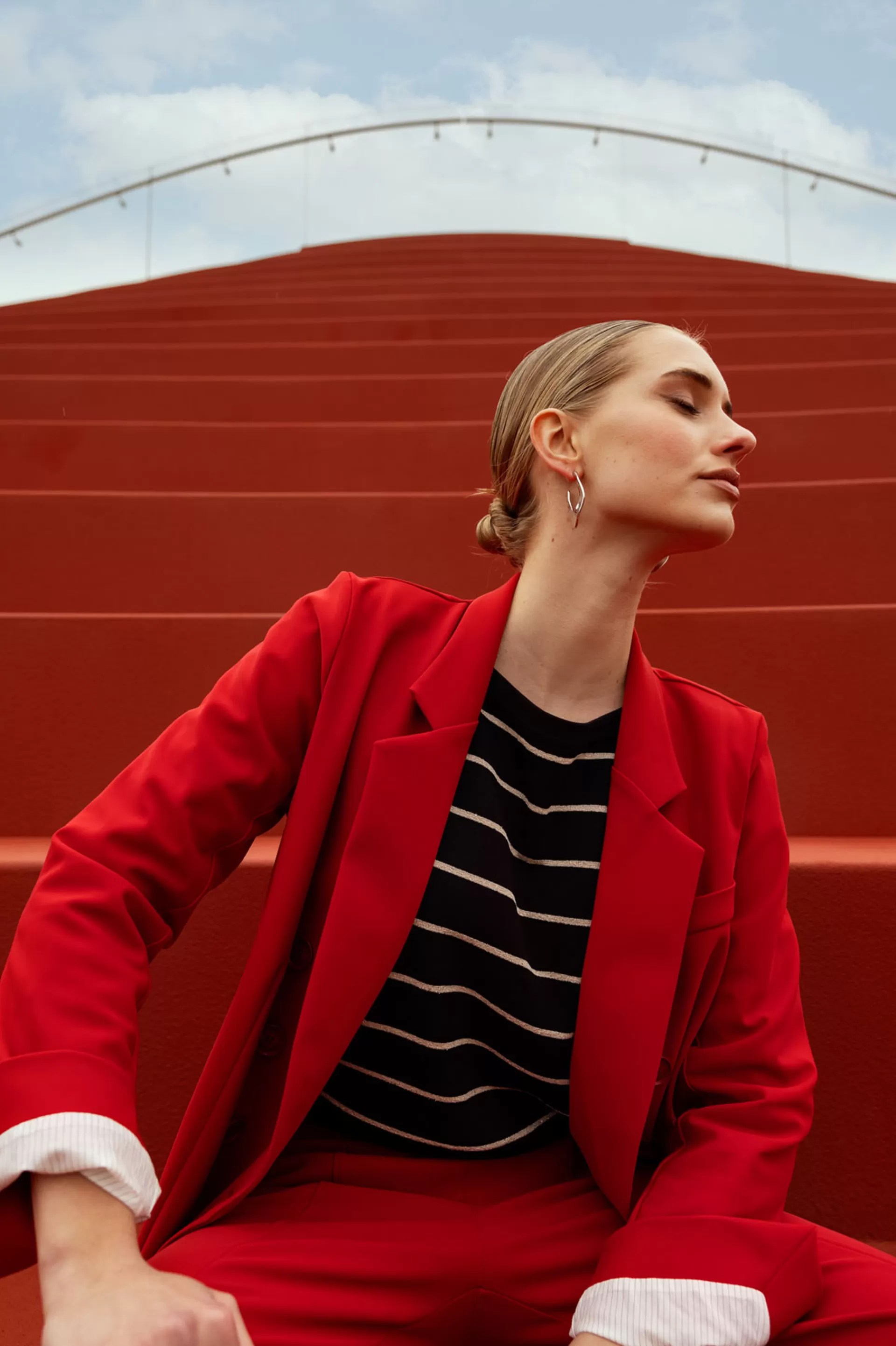 Studio Anneloes Blazers & Jasjes<Violet bonded blazer -