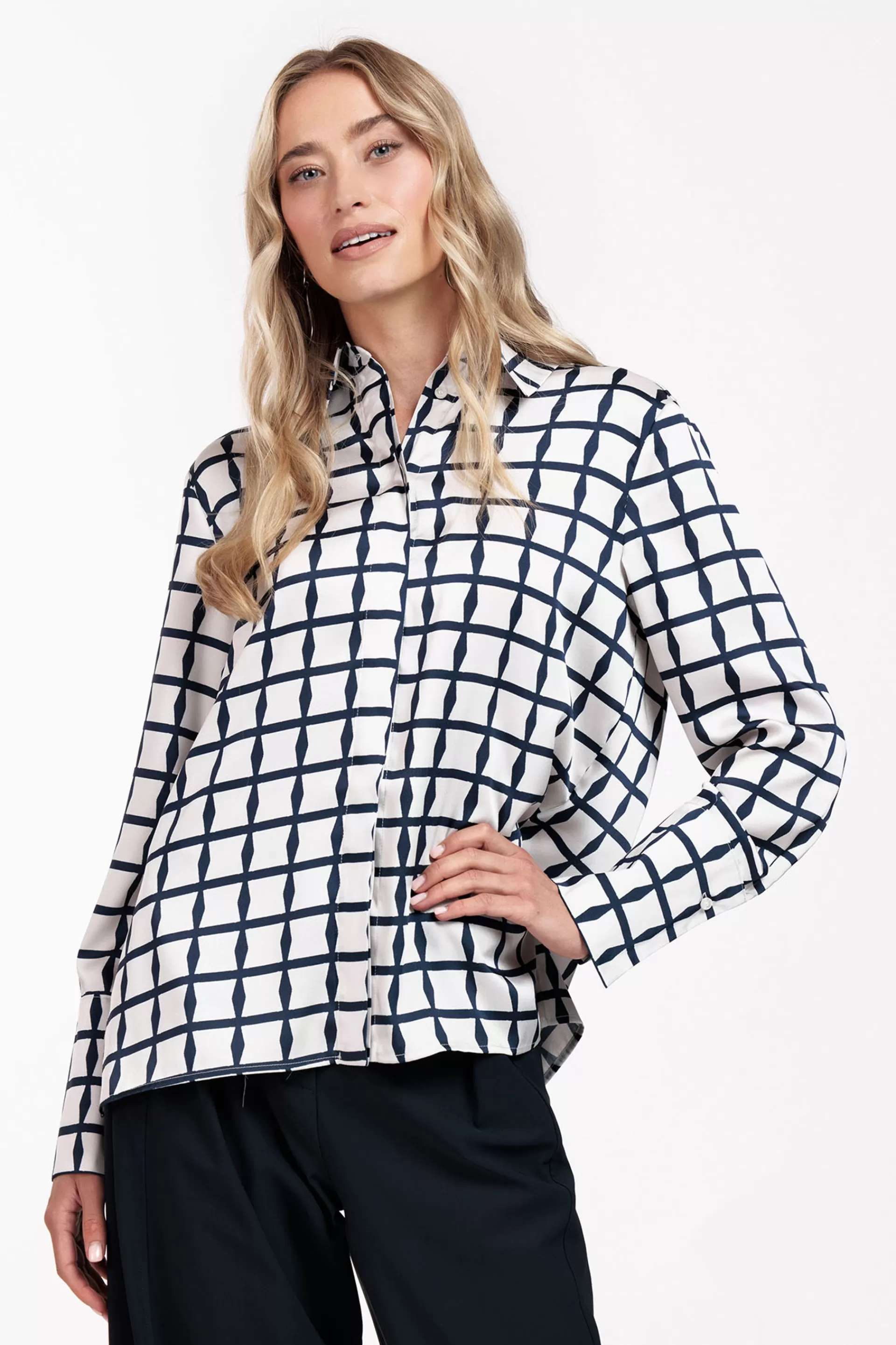 Studio Anneloes Blouses<Yara squares blouse -